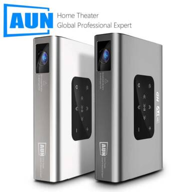 €242 with coupon for AUN X5 DLP Projector MINI Portable Movie Projector 1080P 4K Resolution 6800 Lumens Android7.0 2+16GB WIFI 3D 10500mAH Battery 300inch Bluetooth 5.0 Outdoor Home Video Theater from BANGGOOD