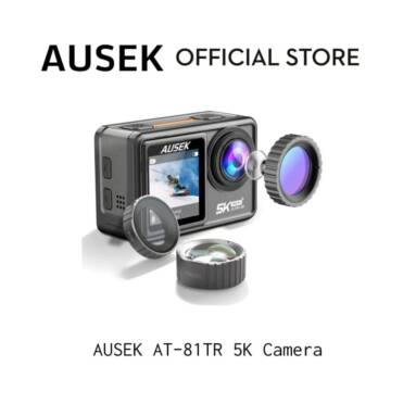 €112 with coupon for AUSEK 5K Sports Camera with Anti-Shake EIS Stabilization from BANGGOOD