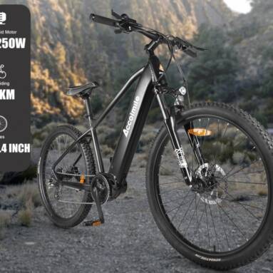 €1686 with coupon for Accolmile AC-MTB-05 15Ah 36V 250W MID MOTOR Electric Bicycle 27.5inch 25Km/h Top Speed 130-150km Mileage Range Max Load 150-1800kg from EU CZ warehouse BANGGOOD
