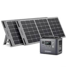 €604 with coupon for Aferiy P010 800W 512Wh LiFePO4 Portable Power Station +2* S100 100W Solar Panel from EU warehouse BANGGOOD