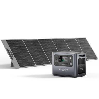 €1375 with coupon for Aferiy P210 2400W 2048Wh Portable Power Station +1* S400 400W Solar Panel from EU warehouse BANGGOOD