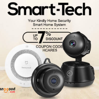 7% OFF for Smarthome Security System from BANGGOOD TECHNOLOGY CO., LIMITED