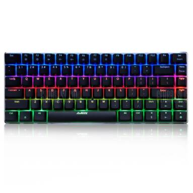 $32 flashsale for Ajazz AK33 Mechanical Keyboard with RGB Breathing Light for LOL  – EU warehouse BLACK  from GearBest