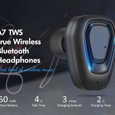 $15 with coupon for Alfawise A7 TWS Wireless Mini Earbuds Bluetooth Stereo Bilateral Earphones with Portable Charging Dock from Gearbest