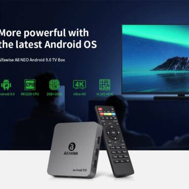 €23 with coupon for Alfawise A8 NEO TV Box Android 9.0 – Gray EU Plug from GEARBEST