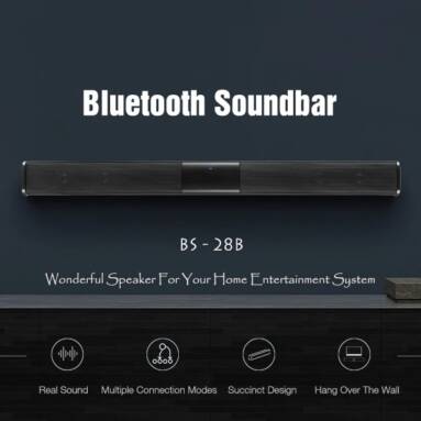 €29 with coupon for Alfawise BS – 28B Portable Wireless Bluetooth Soundbar from Gearbest