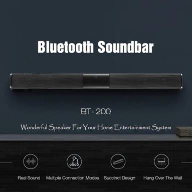 $26 with coupon for Alfawise BT- 200 Portable Wireless Bluetooth Soundbar from GearBest