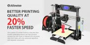 $139 with coupon for Alfawise EX8 3D Printer – BLACK EU plug EU warehouse from GearBest