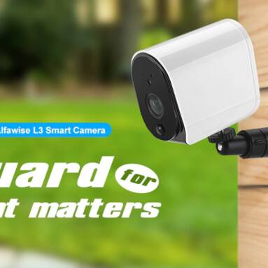 €45 with coupon for  Alfawise L3 Plus 1080P Smart WiFi IP Network Battery Camera from GEARBEST