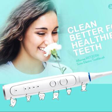 $18 with coupon for Alfawise RST2056 Sonic Electric Toothbrush – WHITE EU PLUG from GearBest