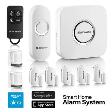 $42 with coupon for Alfawise SA – 1168 – T90 Home Smart Security Alarm from GearBest