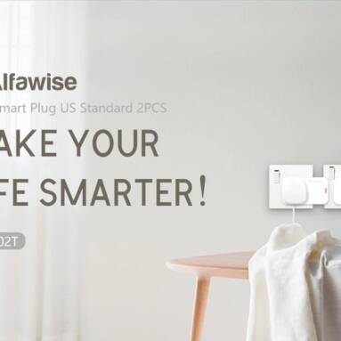 $12 with coupon for Alfawise Smart Plug 2PCS US Standard Works with Alexa Google Home from GearBest