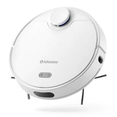 $215 with coupon for Alfawise V10 Max Laser Navigation Robot Vacuum Cleaner 2 in 1 Sweeping Mopping Auto Recharge Resumption Smart APP Control Support Alexa Google Home from GEARBEST
