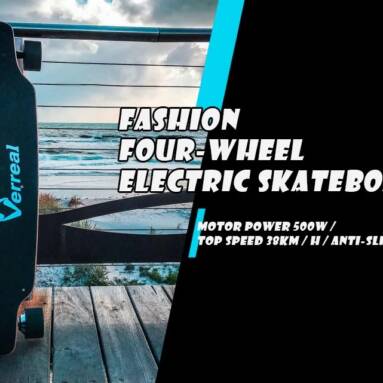 $349 with coupon for Alfawise Verreal VRLF1001 Dual Hub Motor Electric Skateboard from GEARBEST