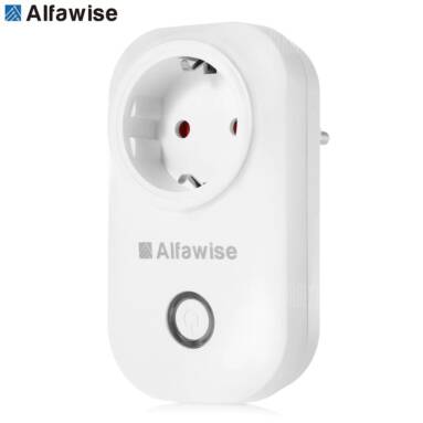 $18 with coupon for Alfawise WiFi Smart Socket Plug  –  EU PLUG  WHITE from GearBest