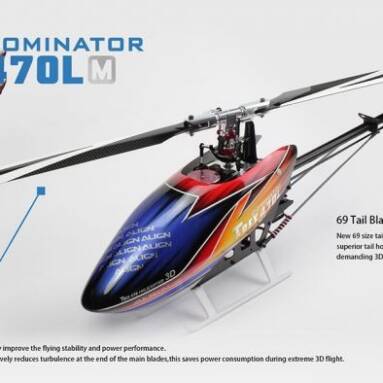 €339 with coupon for ALIGN T-REX 470LP DOMINATOR 6CH 3D Flying RC Helicopter Super Combo With 1800KV Brushless Motor 50A ESC Digital Servos from BANGGOOD