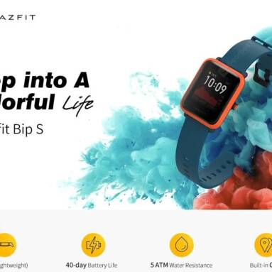 €53 with coupon for Amazfit Bip S  Smart Watch Global Version from BANGGOOD