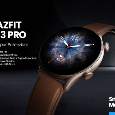 €150 with coupon for Amazfit GTR 3 Pro 1.45 inch 480×480 Pixel Ultra Display BT Call Heart Rate Blood Oxygen Monitor Temperature Measurement Local Music Player 150+ Sports Modes 450mAh 5ATM Waterproof BT5.0 Smart Watch from EU warehouse ALIEXPRESS