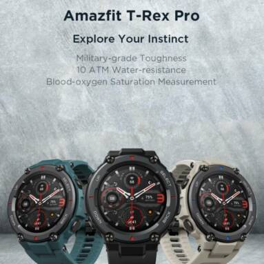 €78 with coupon for Amazfit T-rex Pro Smart Watch from EU warehouse ALIEXPRESS