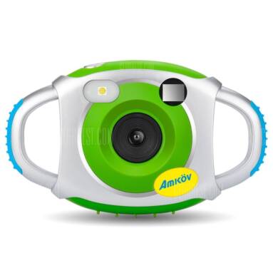 $24 flashsale for Amkov CD – FP Creative Digital Camera for Kids  –  GREEN from GearBest