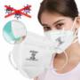 AnStar KN95 FFP2 Face Mask Anti-foaming Breathing Protective Mask Hanging Ear Face Mask Anti-fog Splash Proof PM2.5
