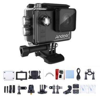 $97 with coupon for Andoer AN7000 Full HD 16MP WiFi Anti-shake Waterproof Diving 60m 2.0″ LCD Sports DV Camera from TOMTOP