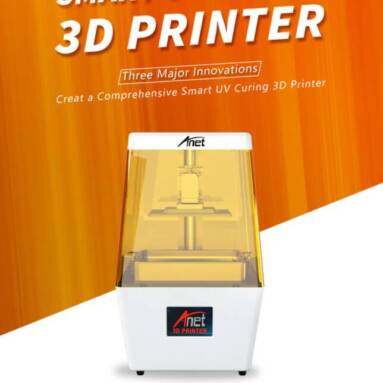 $229 with coupon for Anet N4 LCD 3D Printer High-precision UV Resin Printer Off-Line Print 120 x 65 x 138MM – White US US Plug (3-pin) from US / Germany Warehouses GearBest