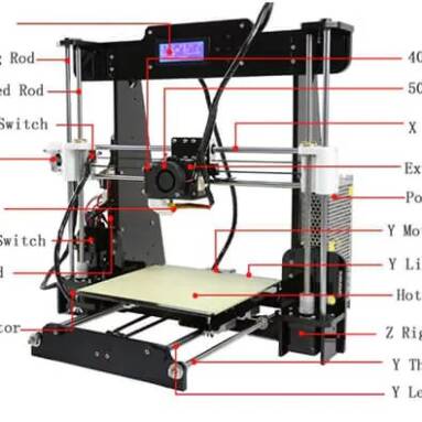 €147 with coupon for Anet® A8 DIY 3D Printer Kit from BANGGOOD