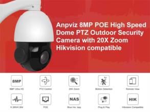 €370 with coupon for Anpviz 4K 8MP PoE IP Camera from BANGGOOD