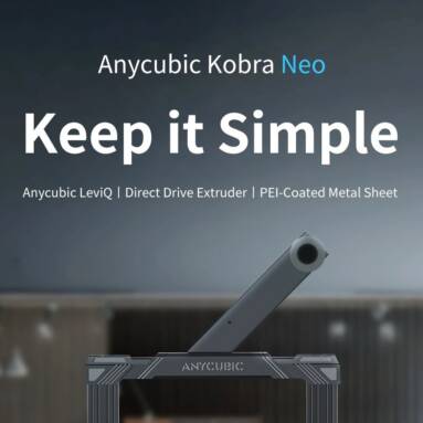 €108 with coupon for Anycubic Kobra Neo 3D Printer from EU CZ warehouse BANGGOOD