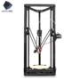 Anycubic Kossel Upgraded Pulley Version Unfinished 3D Printer  -  WITH PRINTER MATERIAL + BRACKET  BLACK - US PLUG