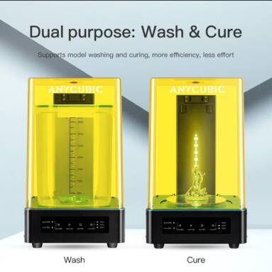 €113 with coupon for Anycubic® Dual Purpost Wash & Cure Machine 2-in-1 UV Resin Model Curing for 3D Printers from EU CZ /CN warehouse BANGGOOD