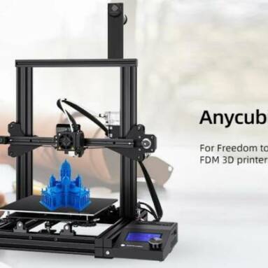 €117 with coupon for Anycubic® MEGA ZERO 3D Printer 220x220x250mm Quick Start With Dual Gear Extruder Easy Leveling from EU CZ warehouse BANGGOOD