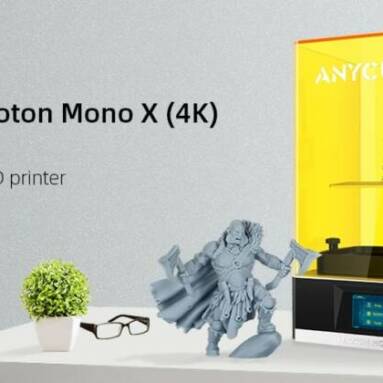 €320 with coupon for Anycubic® Photon Mono X UV Resin SLA 3D Printer from EU ES warehouse BANGGOOD