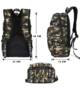 Aolida 6101-1 Large Capacity Camouflage Outdoor Backpack Laptop Bag - WOODLAND CAMOUFLAGE
