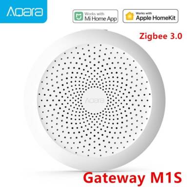 €28 with coupon for Aqara M1S Zigbee 3.0 HomeKit Smart Home Gateway WiFi Remote Control Multifunctional HUB Work With Home Mijia APP from EU ES warehouse BANGGOOD