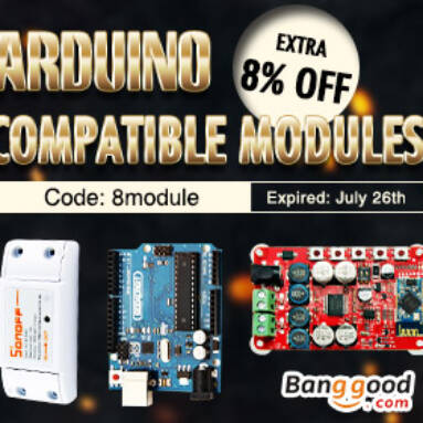 8% OFF for Modules For Arduino from BANGGOOD TECHNOLOGY CO., LIMITED