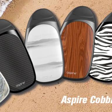 $27 with coupon for Aspire Cobble AIO Pod Kit – BLACK from GearBest