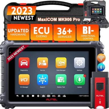 €977 with coupon for Autel MaxiCOM MK906Pro Car Diagnostic Tool OBD2 Bi-Directional Scanner All System Scan Tool ECU Coding Upgraded MK906BT MS906BT from EU / US warehouse BANGGOOD