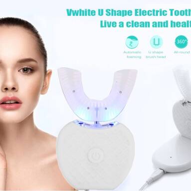 $25 with coupon for Auto 360-degree U-shape Electric Toothbrush Sonic Mouth Cleaner from GearBest
