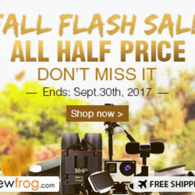 Fall Flash Sale, All Half Price from Newfrog.com