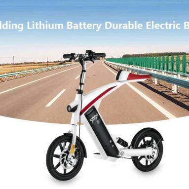 $699 with coupon for B1 Folding Lithium Battery Durable Electric Bicycle – Black EU Plug from GEARBEST
