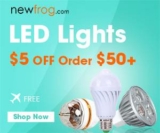 $5 OFF $50+ for LED Lights from Newfrog.com