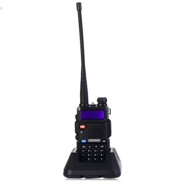 $19 with coupon for BAOFENG UV-5R UHF / VHF Walkie Talkie – BLACK from GearBest