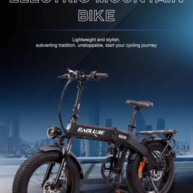 €883 with coupon for BAOLUJIE BLJ-DZ2017 Electric Bike from EU warehouse BANGGOOD