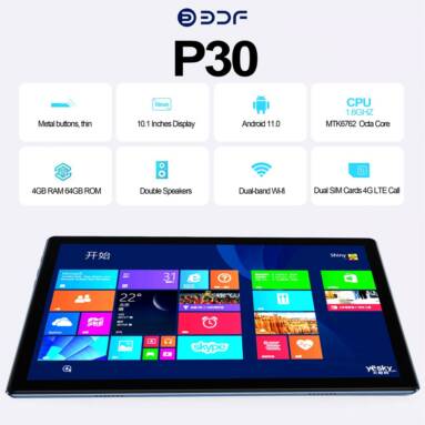 €92 with coupon for BDF P30 Tablet 64GB from GEEKBUYING