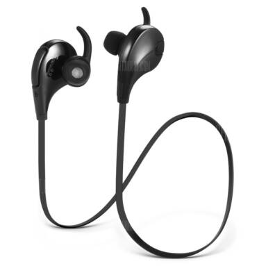 $8 with coupon for BE – 1002 Bluetooth Sports Earbuds  –  BLACK  from GearBest