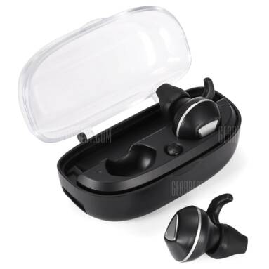 $22 with coupon for BE1009 Mini Double-ear True Wireless Bluetooth Earphones  –  BLACK from GearBest