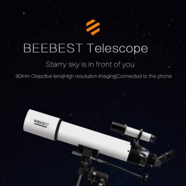 €182 with coupon for BEEBEST XA90 Professional Refractive Astronomical Telescope 90mm Aperture Fully-Coated Glass German Equatorial Telescope from EU CZ warehouse BANGGOOD