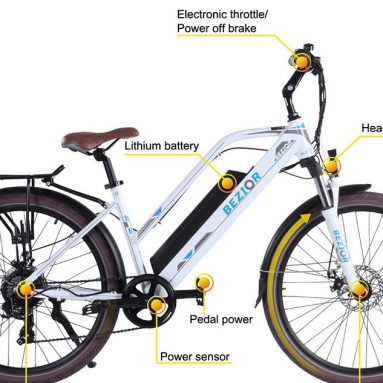 €919 with coupon for BEZIOR M2 Electric Bike Bicycle 80KM Mileage Pedal Mode 250W Motor 48V 12.5AH Battery 5in Smart Meter 5-Speed Transmission from EU warehouse EDWAYBUY